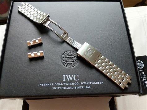 iwc bracelet|iwc stainless steel bracelet.